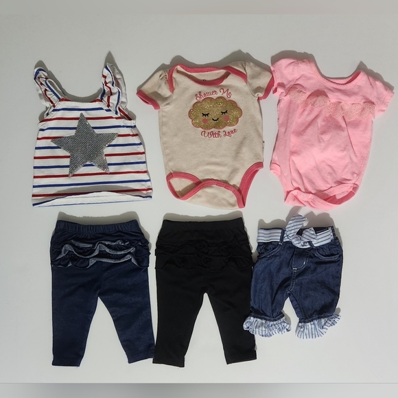 3-6 months baby girl bundle summer-  22 items - Picture 4 of 10